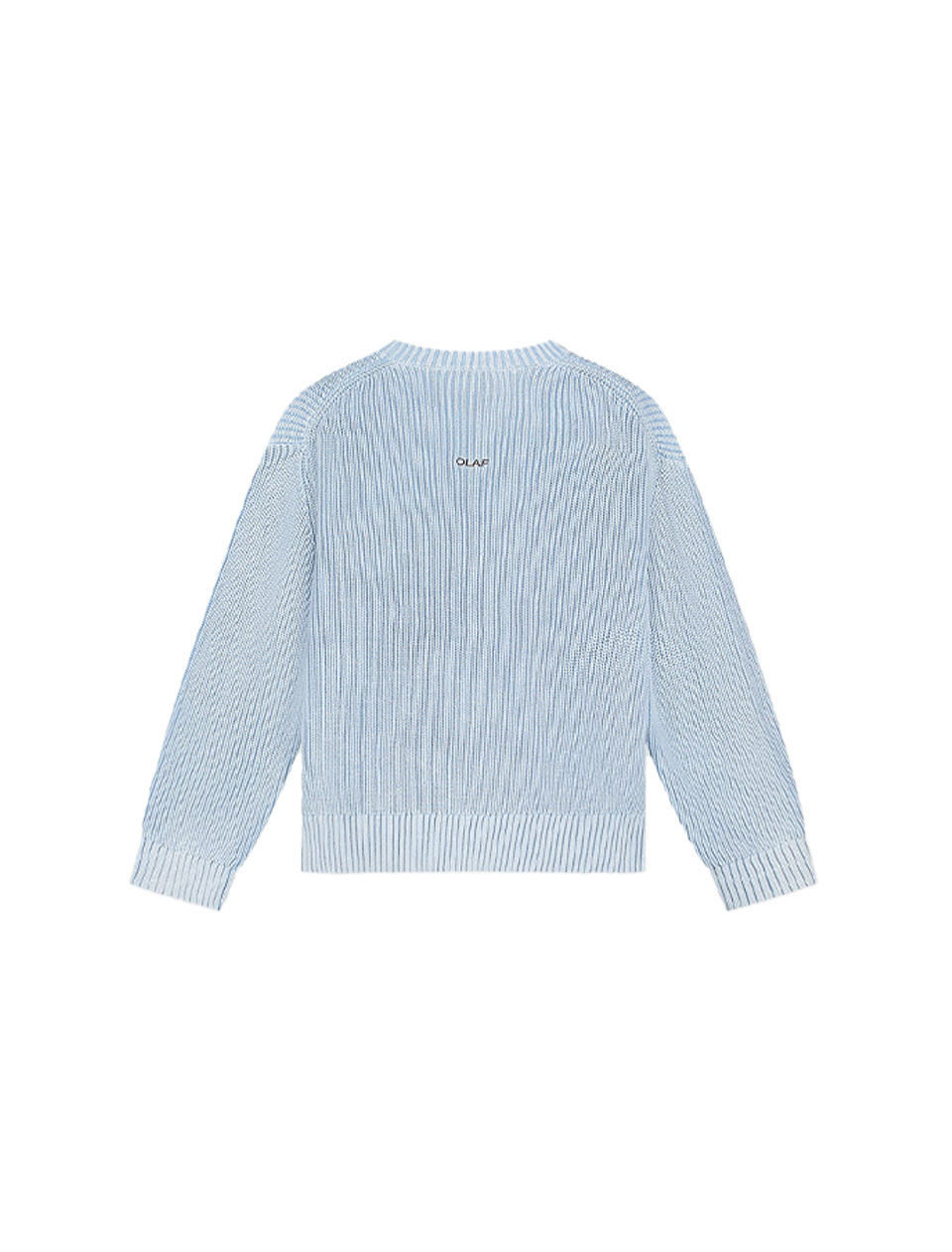 OLAF Washed Knitted Essential Crew Neck Wind Surfer