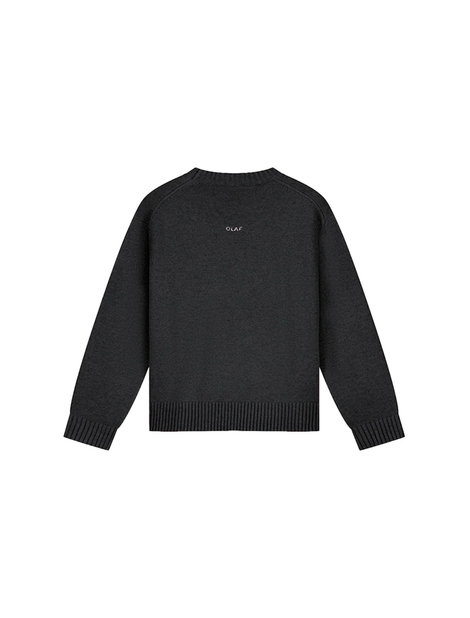 OLAF Essential Knitted Crewneck Black
