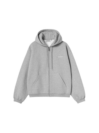 Carhartt WIP Hooded Ebbert Jacket Grey Heather White