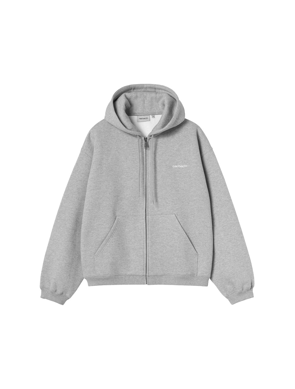 Carhartt WIP Hooded Ebbert Jacket Grey Heather White
