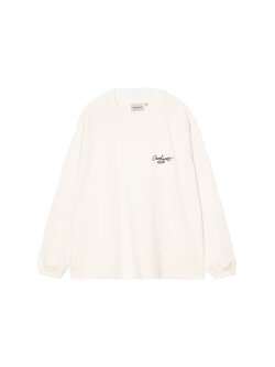 Carhartt WIP L/S Signature Rib T-Shirt Wax Black