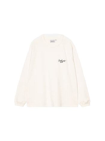 Carhartt WIP L/S Signature Rib T-Shirt Wax Black