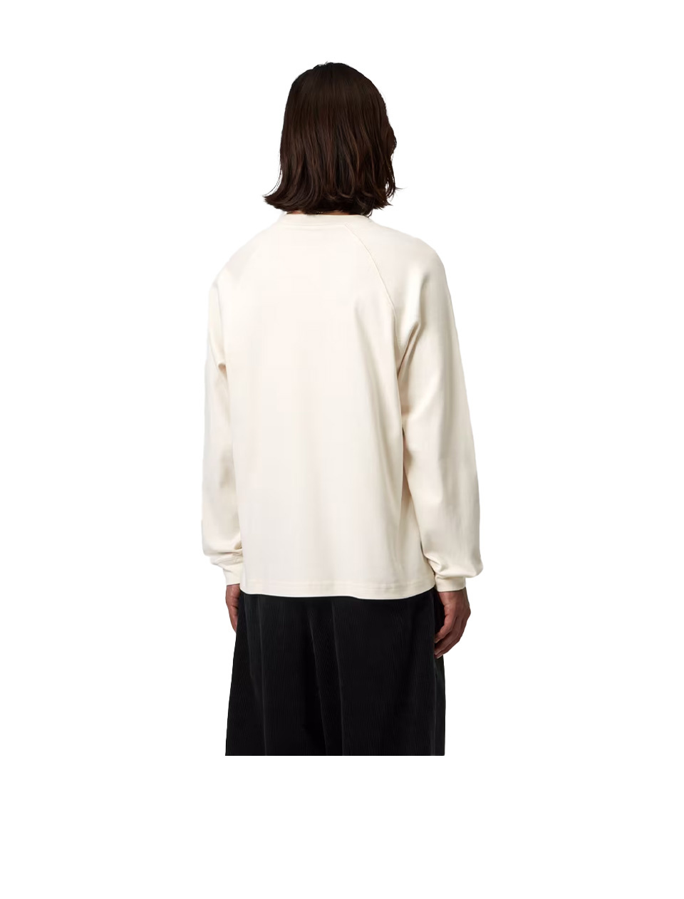 Carhartt WIP L/S Signature Rib T-Shirt Wax Black