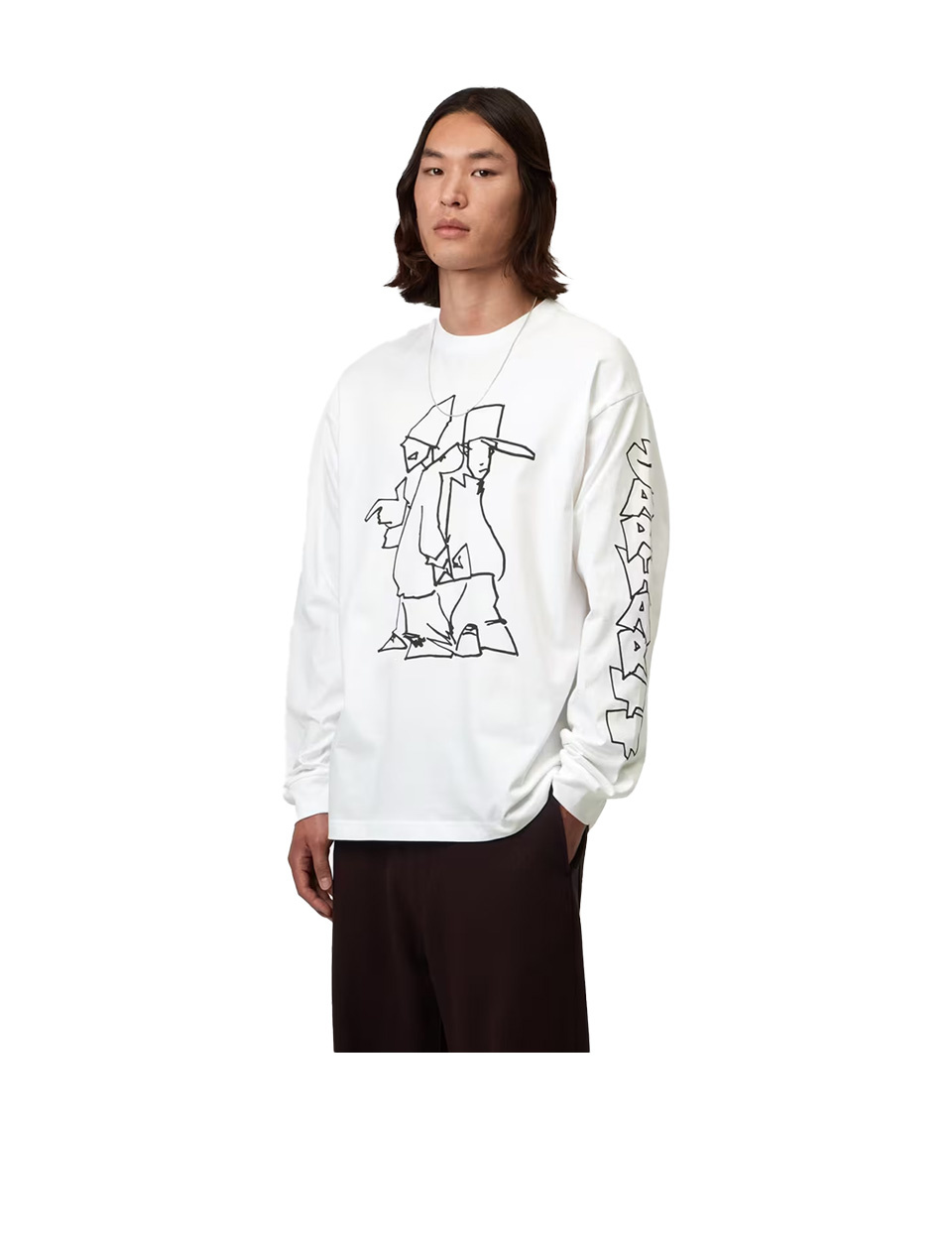 Carhartt WIP L/S Blinkerfluid T-Shirt White