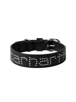 Carhartt WIP Script Studs Dog Collar Black S/M