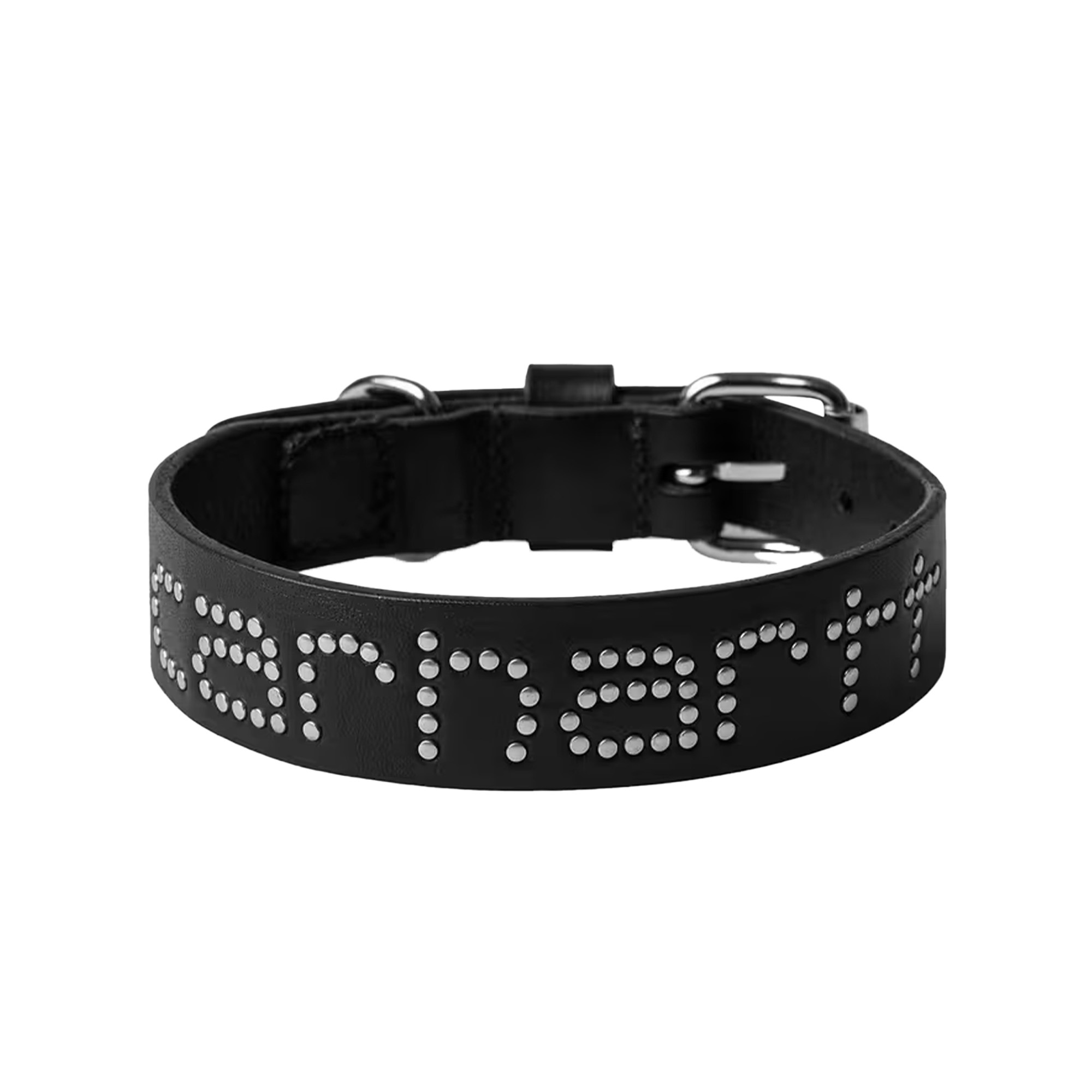 Carhartt WIP Script Studs Dog Collar Black S/M