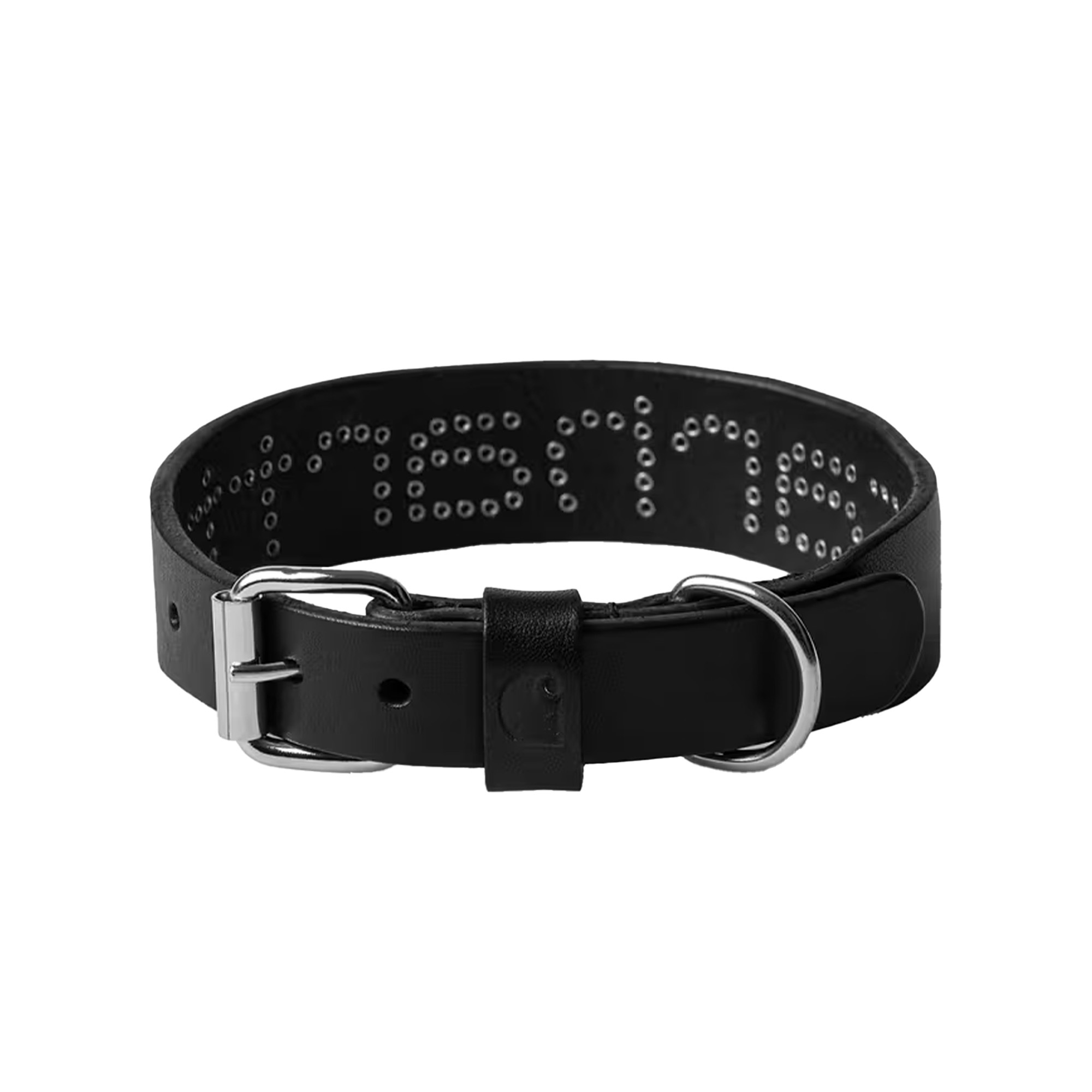Carhartt WIP Script Studs Dog Collar Black S/M