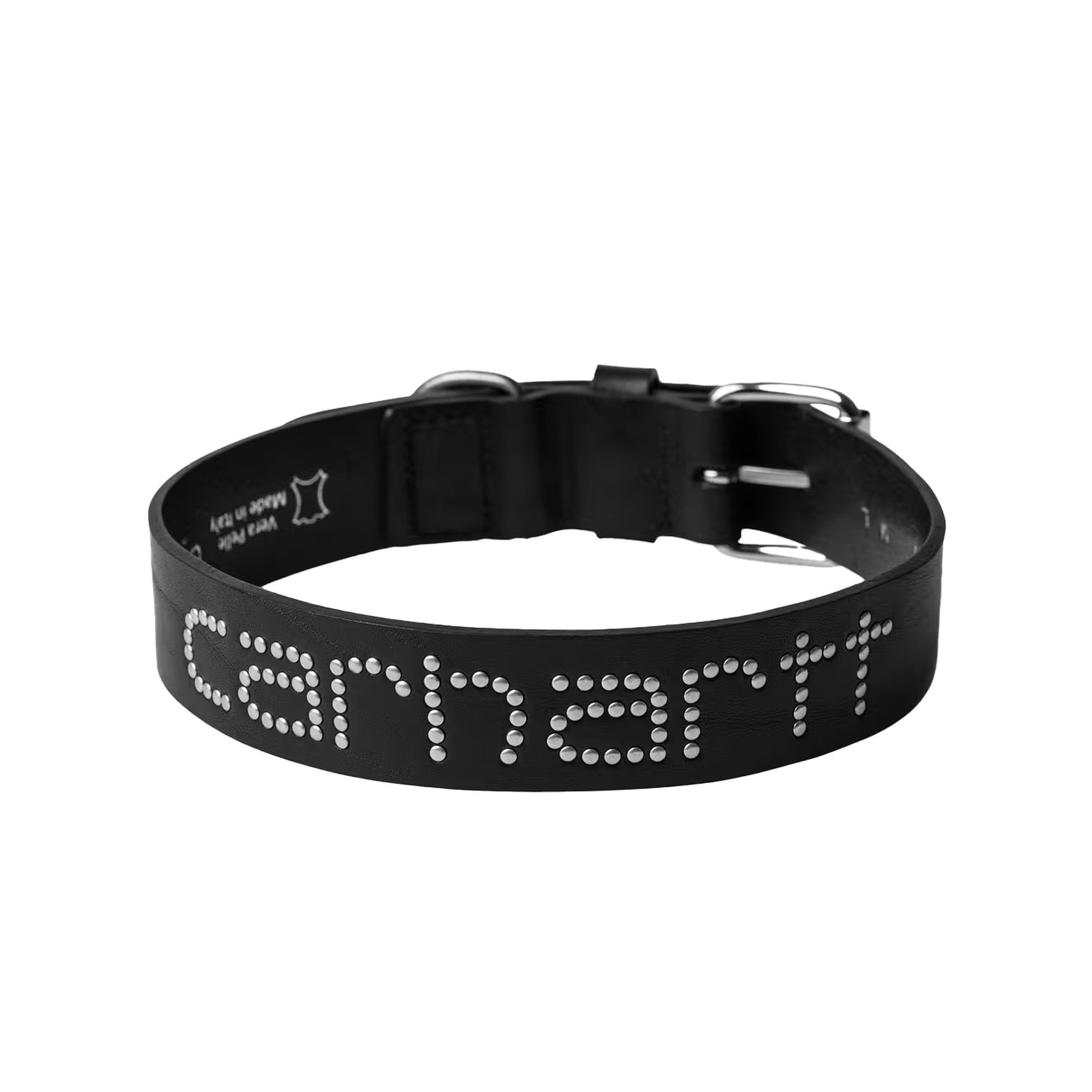 Carhartt WIP Script Studs Dog Collar Black M/L