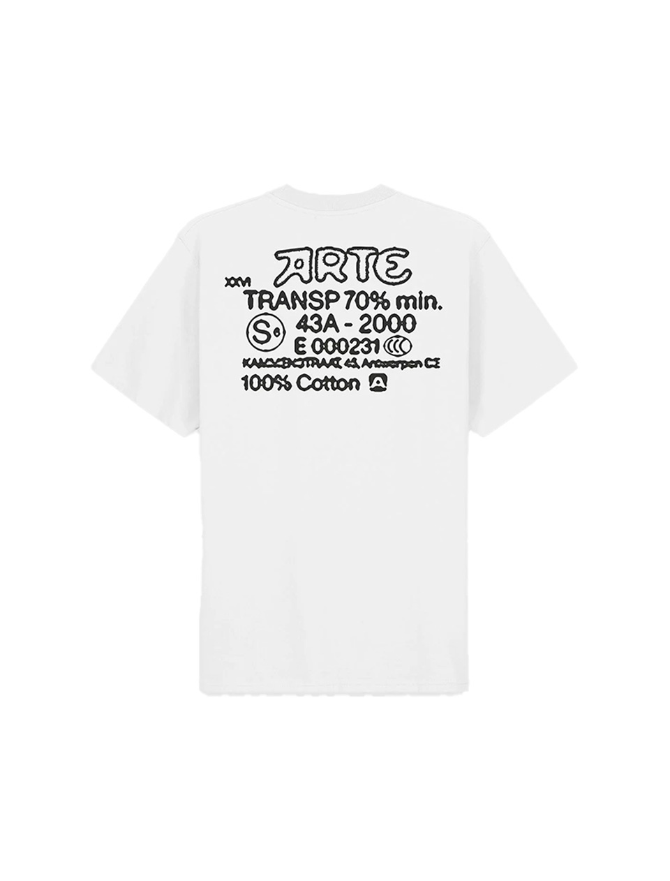 Arte Antwerp Serial Stamp T-Shirt White