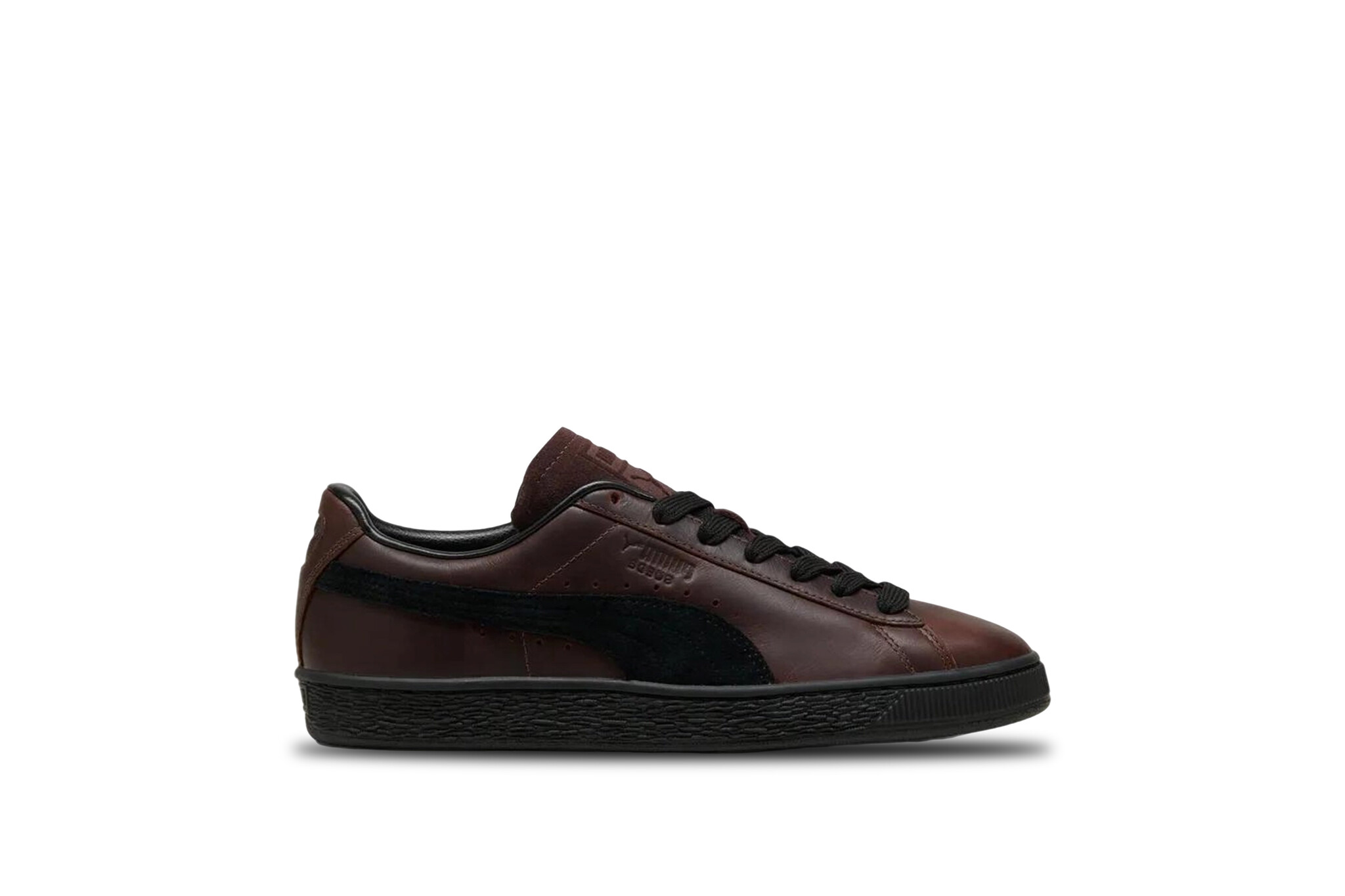 Puma Suede Dressed Leather Brown Puma Black