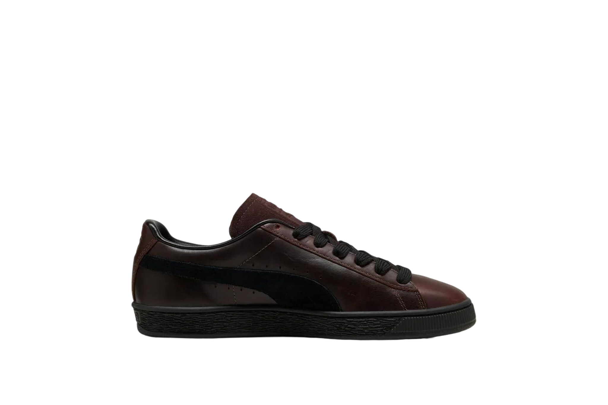 Puma Suede Dressed Leather Brown Puma Black