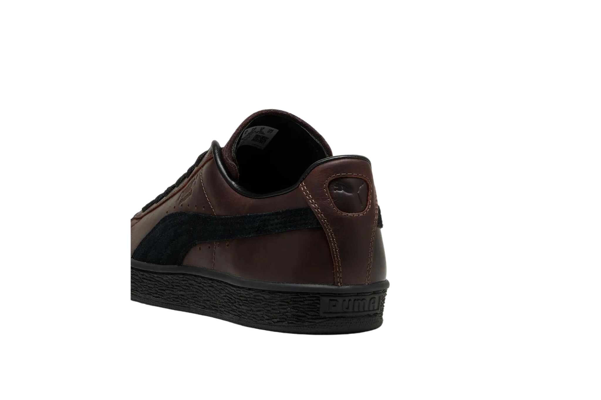 Puma Suede Dressed Leather Brown Puma Black