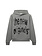The New Originals Airbrushed Big Logo Hoodie Mid Grey Melange