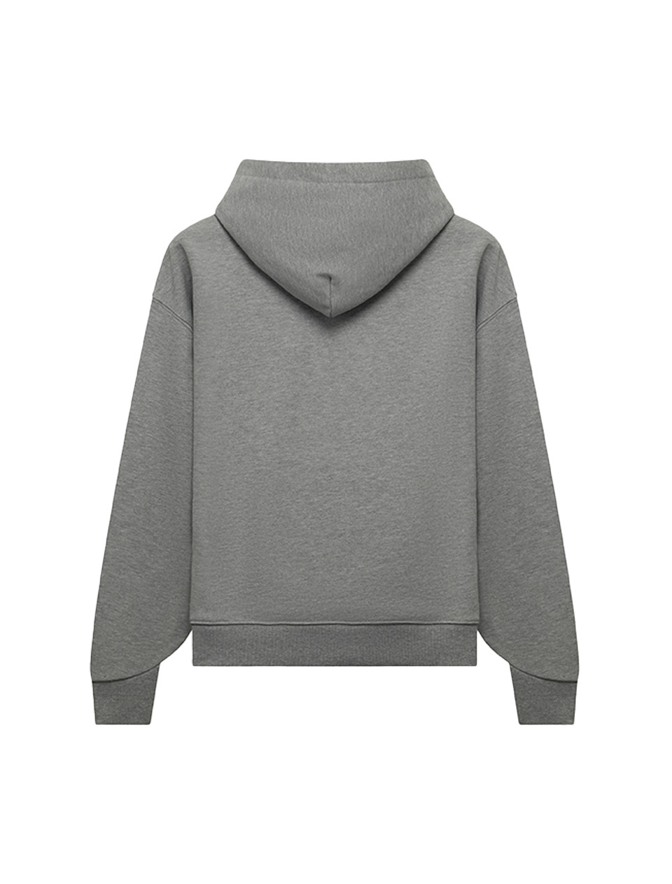 The New Originals Airbrushed Big Logo Hoodie Mid Grey Melange
