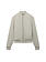 The New Originals Emblem Zip Up Sweater Light Grey Melange