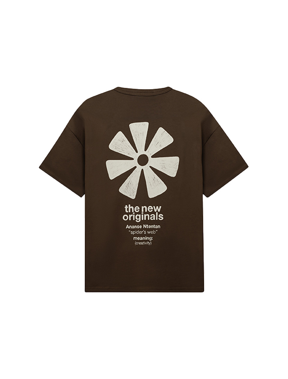 The New Originals Ananse Adinkra Tee Acid Brown