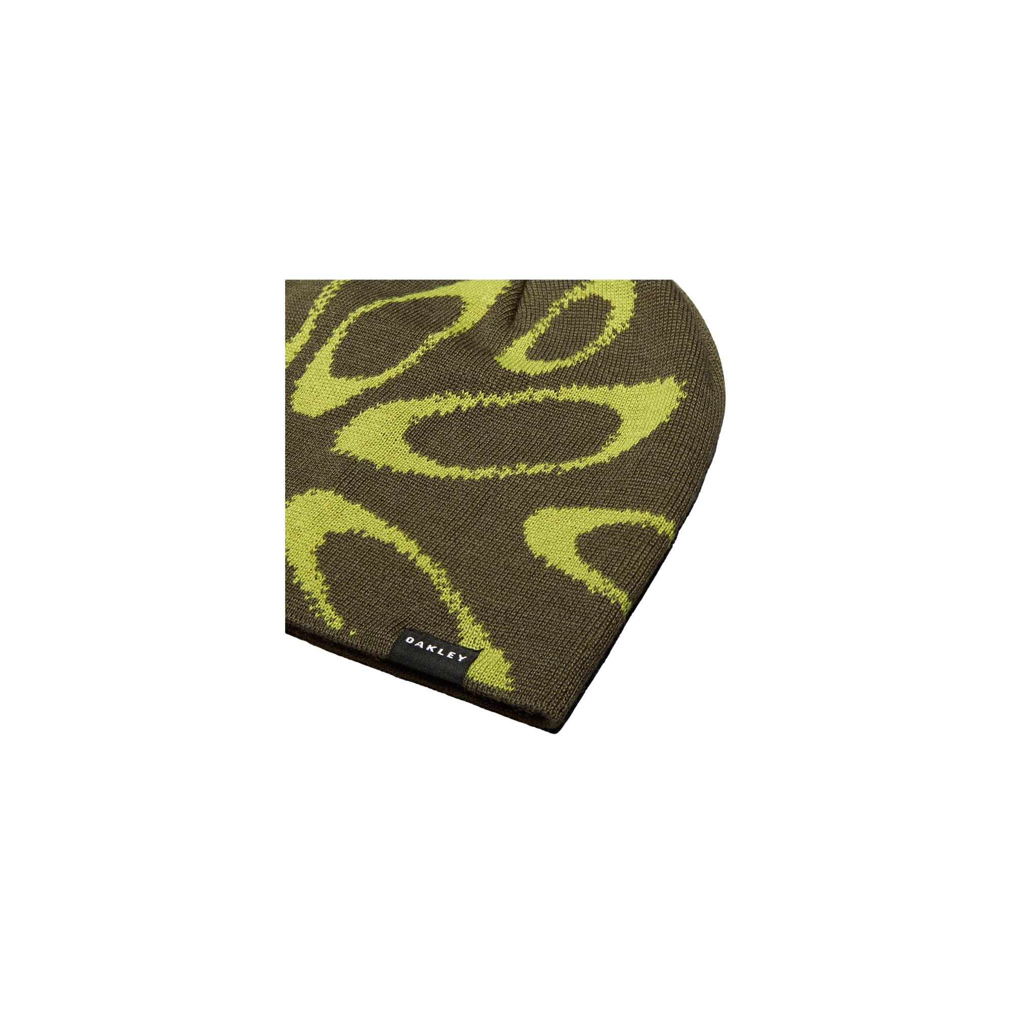 Oakley Ellipse Graphic Beanie Deep Olive Cactus