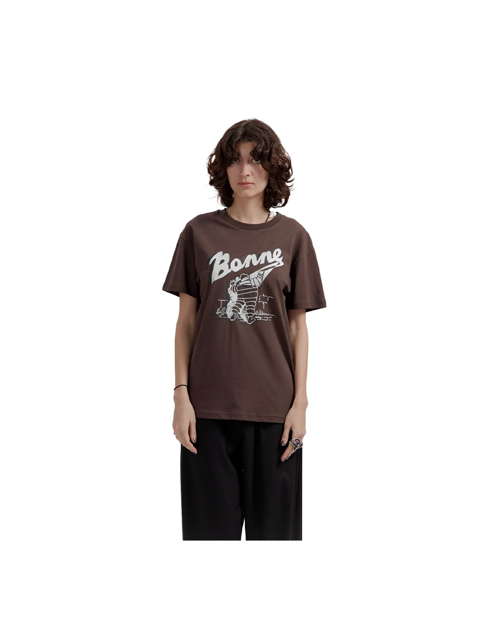 Bonne Suits Tires T-Shirt Brown