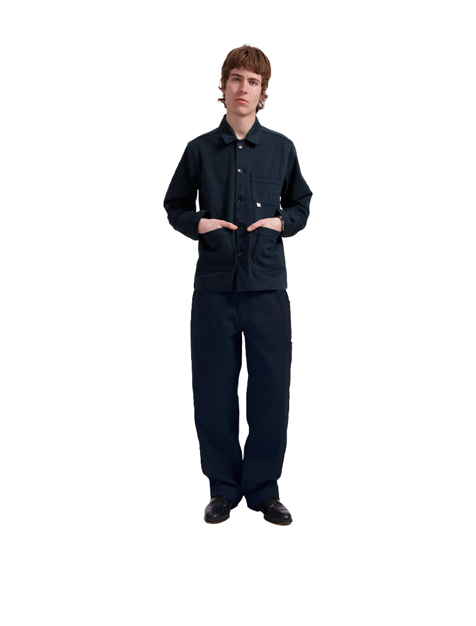 Bonne Suits Wide Fit Pants Blue