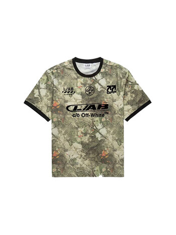L/AB c/o Off-White Off Camo Soccer Jersey Camo