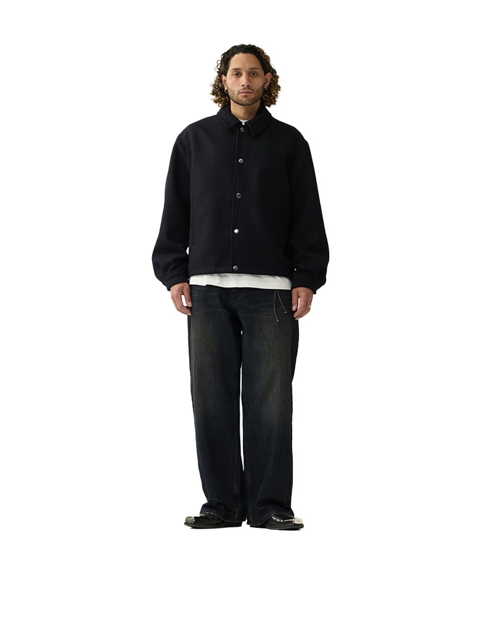 New Amsterdam Surf Association Wool Coach Jacket Night