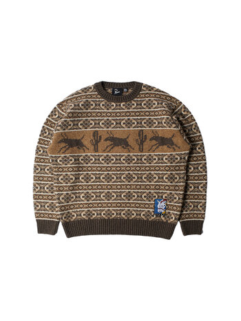 By Parra Cactus Bull Knitted Pullover Brown