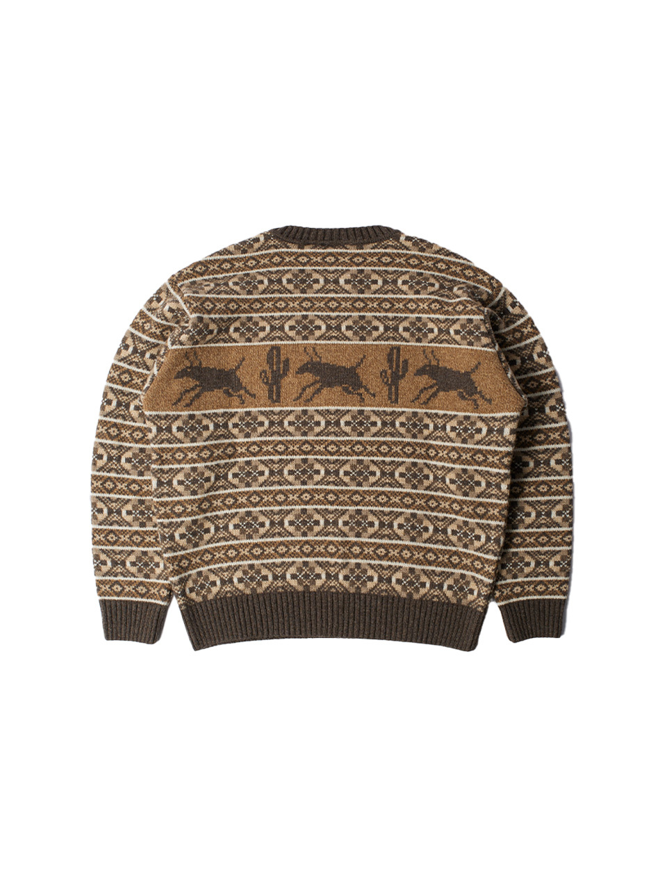 By Parra Cactus Bull Knitted Pullover Brown
