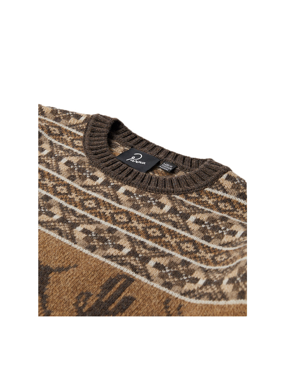 By Parra Cactus Bull Knitted Pullover Brown
