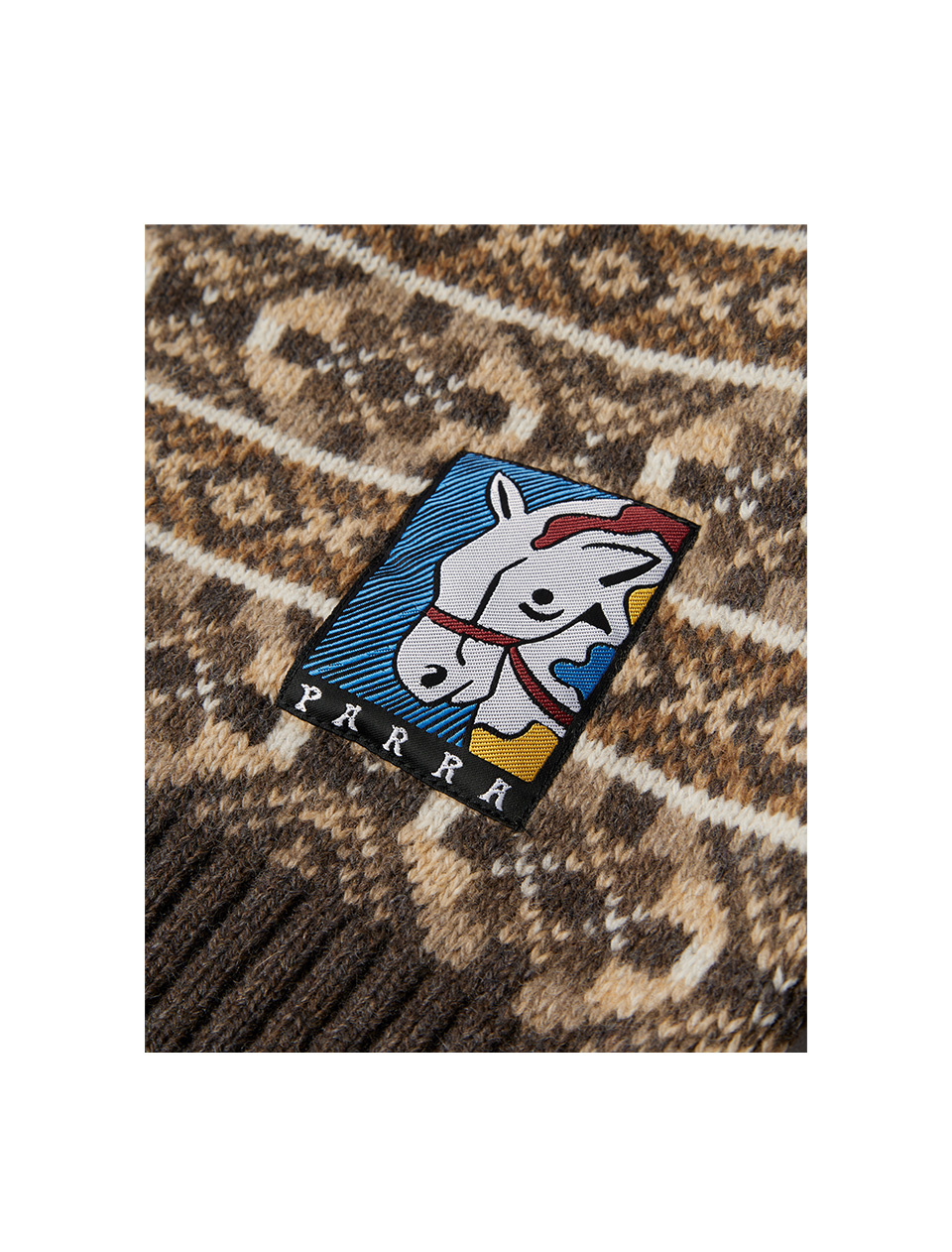 By Parra Cactus Bull Knitted Pullover Brown