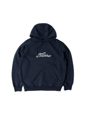 By Parra Musical Chairs Hooded Sweatshirt Navy Blue
