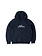 By Parra Musical Chairs Hooded Sweatshirt Navy Blue