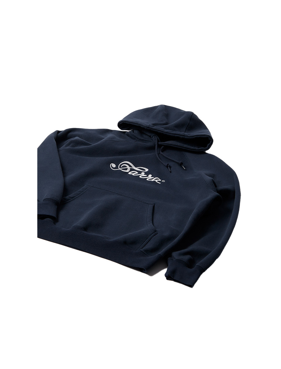 By Parra Musical Chairs Hooded Sweatshirt Navy Blue