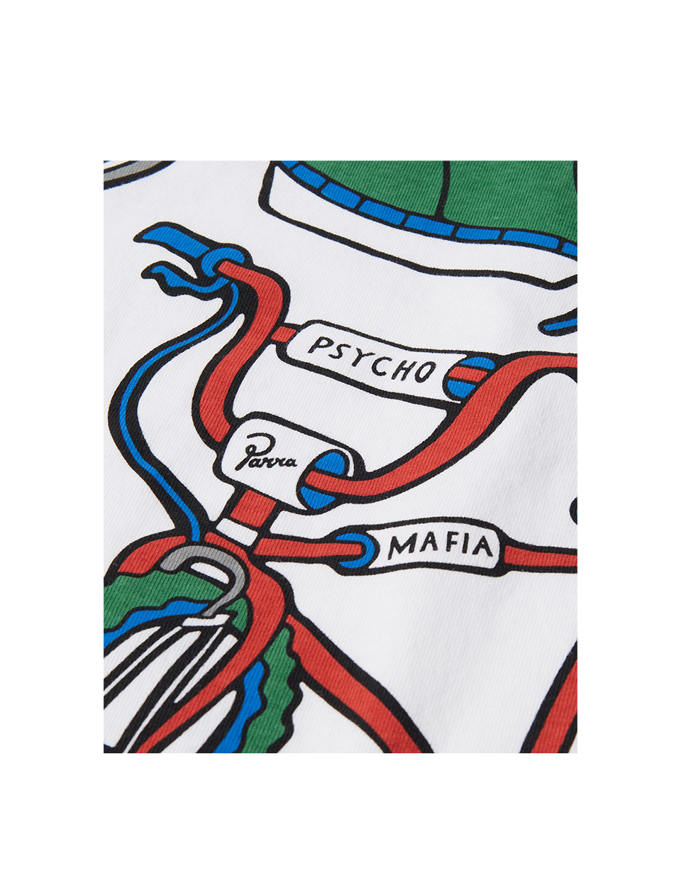 By Parra Bike Hammer Long Sleeve T-Shirt White