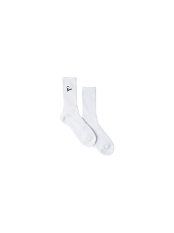 By Parra Signature Crew Socks White