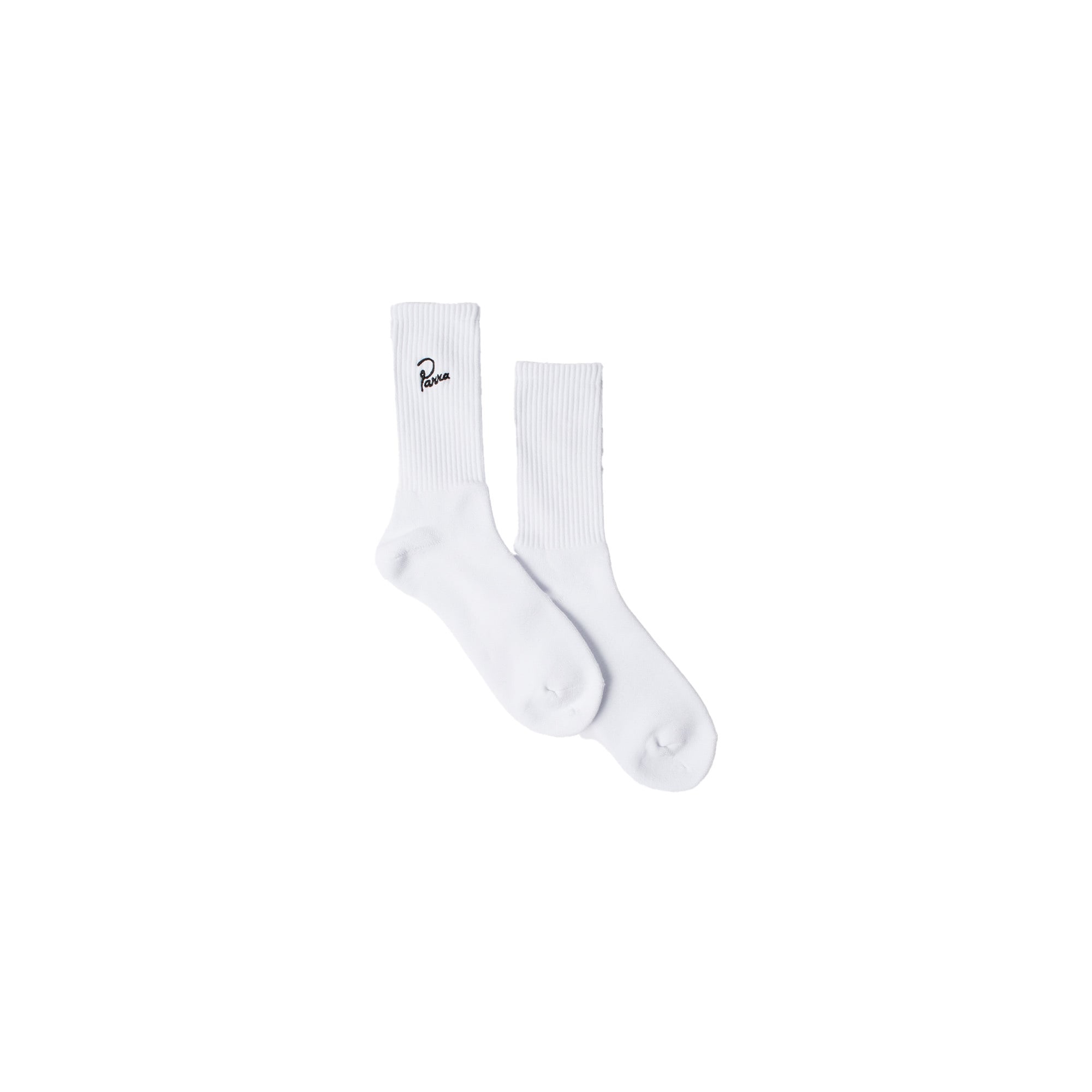 By Parra Signature Crew Socks White