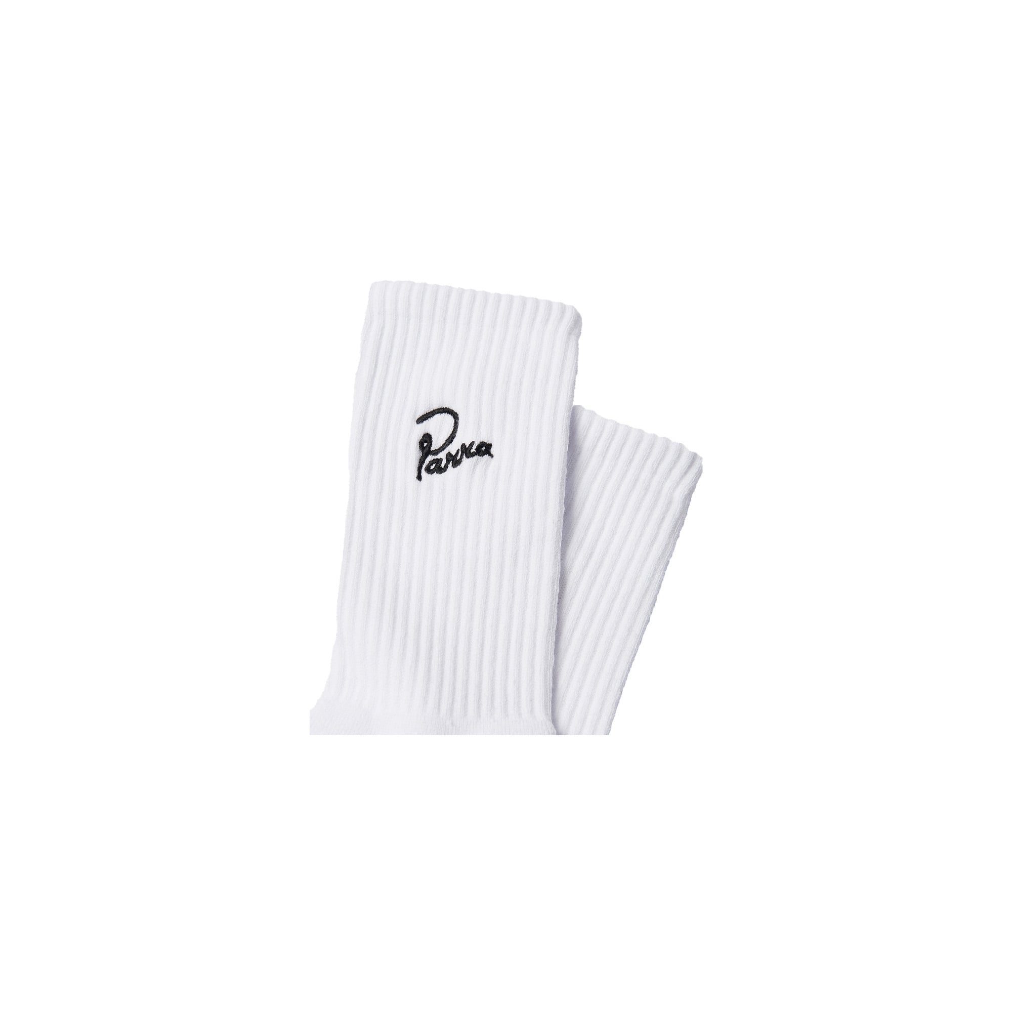 By Parra Signature Crew Socks White