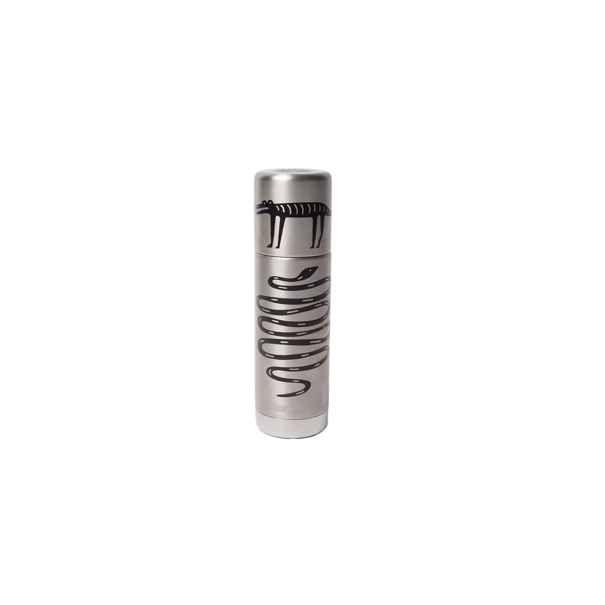 By Parra Snakes And Darwin Klean Kanteen Bottle Brushed