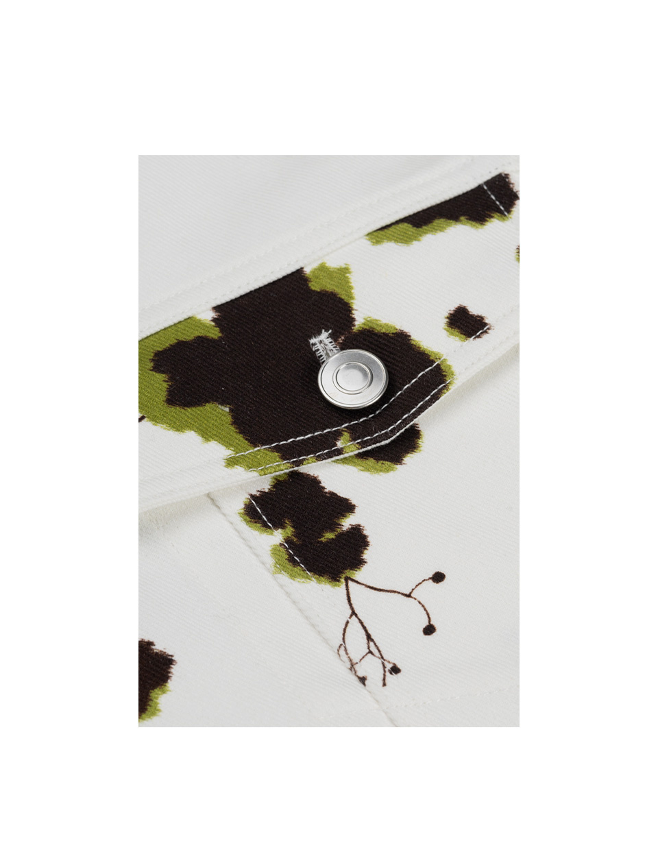 Ampere Gwen Denim Jacket Botanical Cow