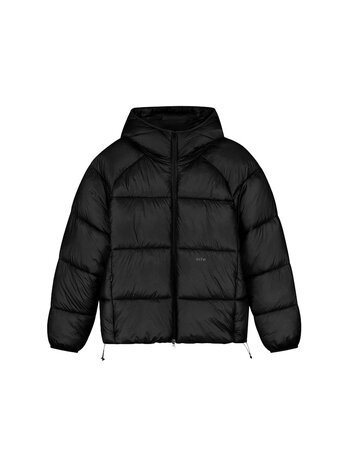 Arte Antwerp Ripstop Hooded Puffer Black