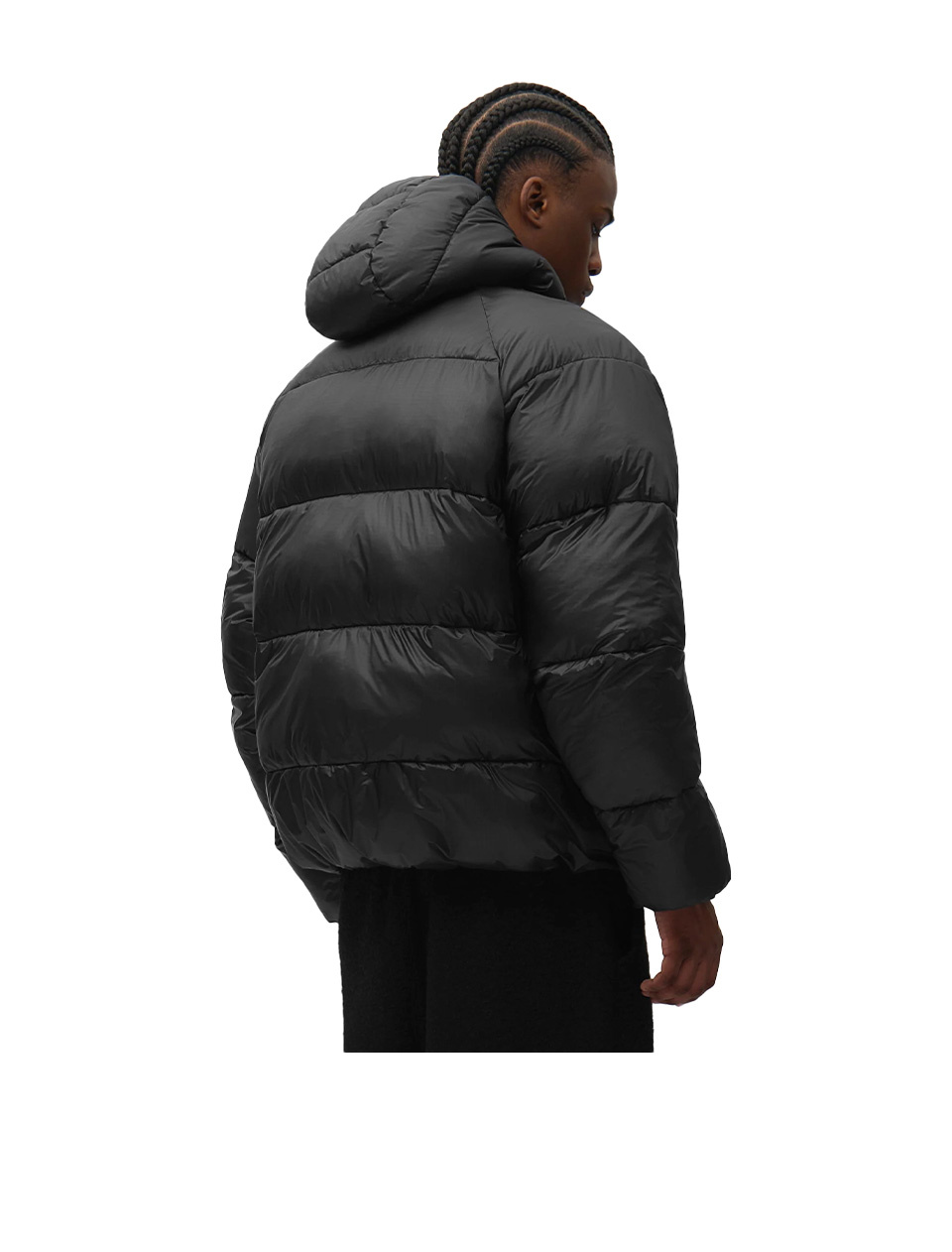 Arte Antwerp Ripstop Hooded Puffer Black