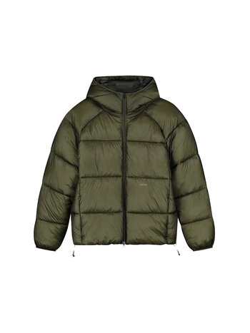 Arte Antwerp Ripstop Hooded Puffer Green