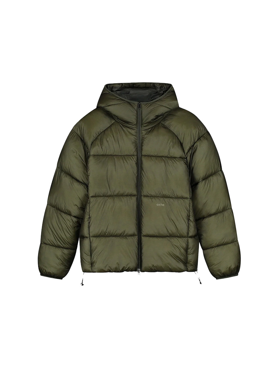 Arte Antwerp Ripstop Hooded Puffer Green