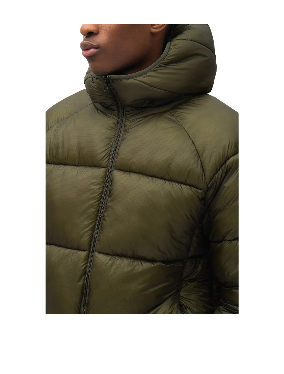 Arte Antwerp Ripstop Hooded Puffer Green
