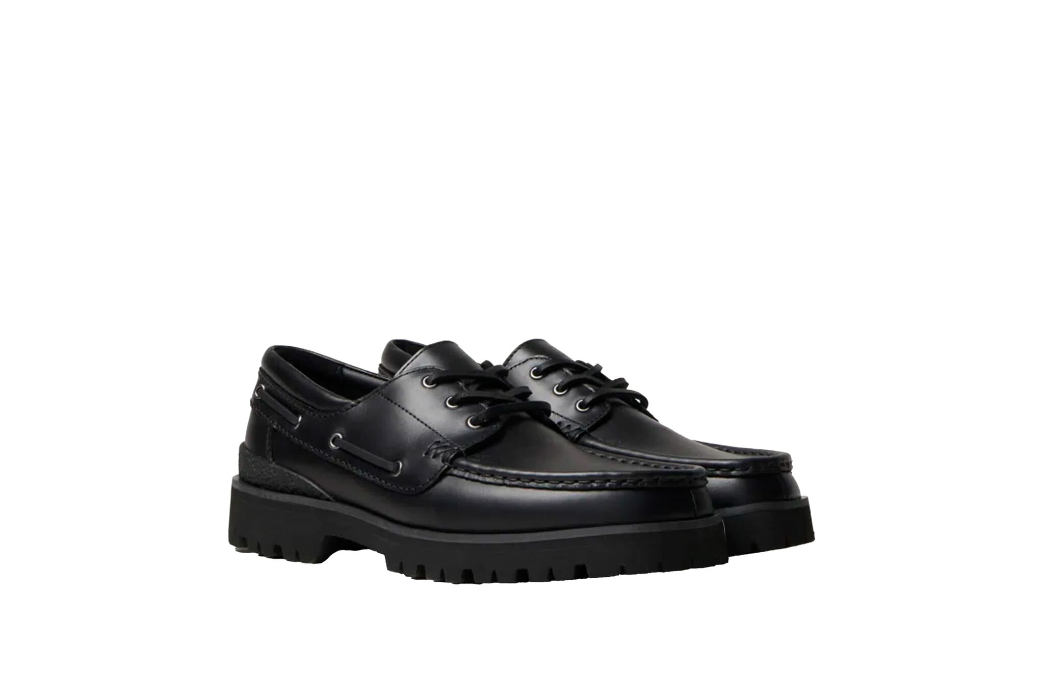 Clarks Originals Yukoner Boat Black Leather