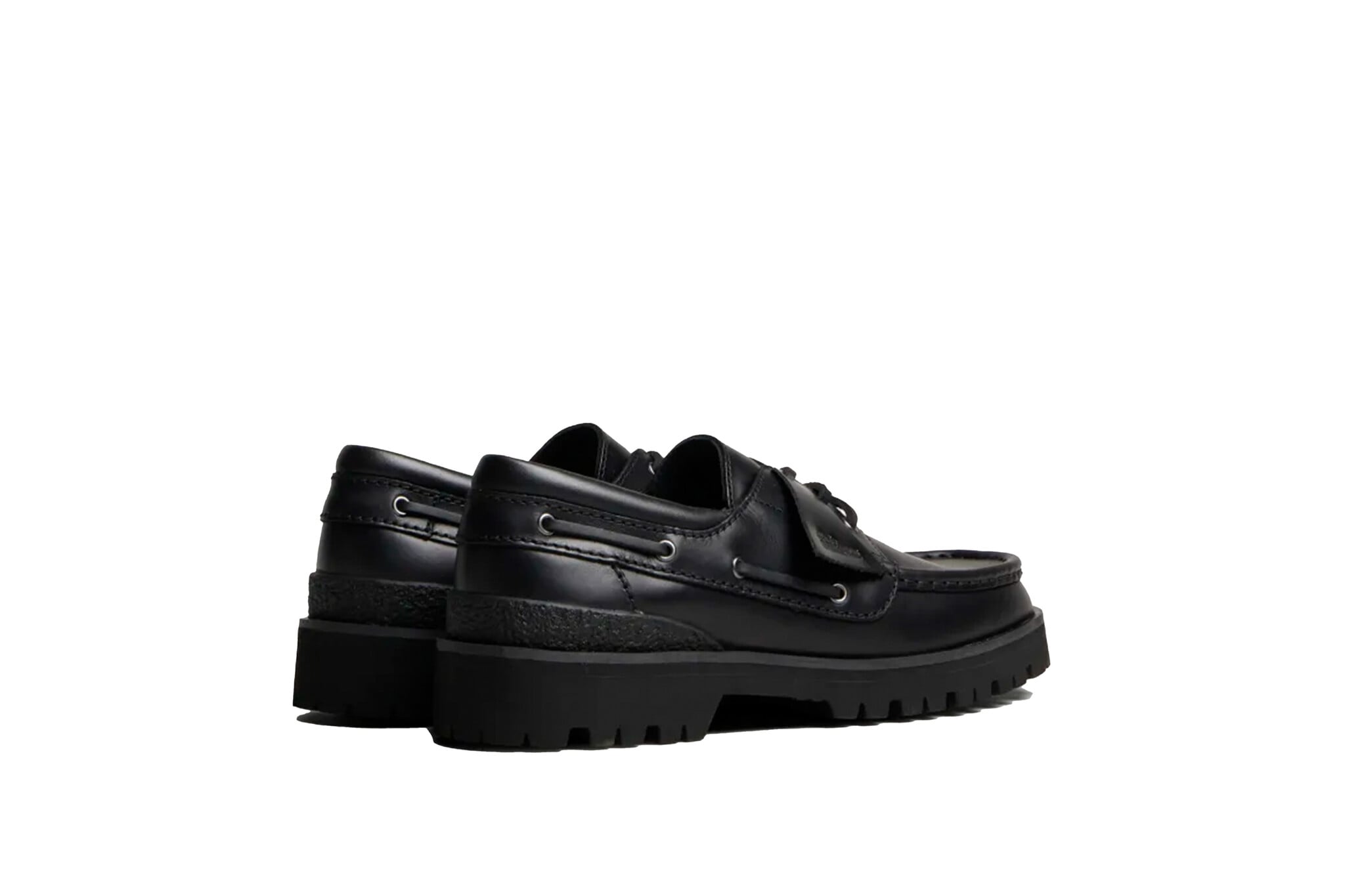 Clarks Originals Yukoner Boat Black Leather