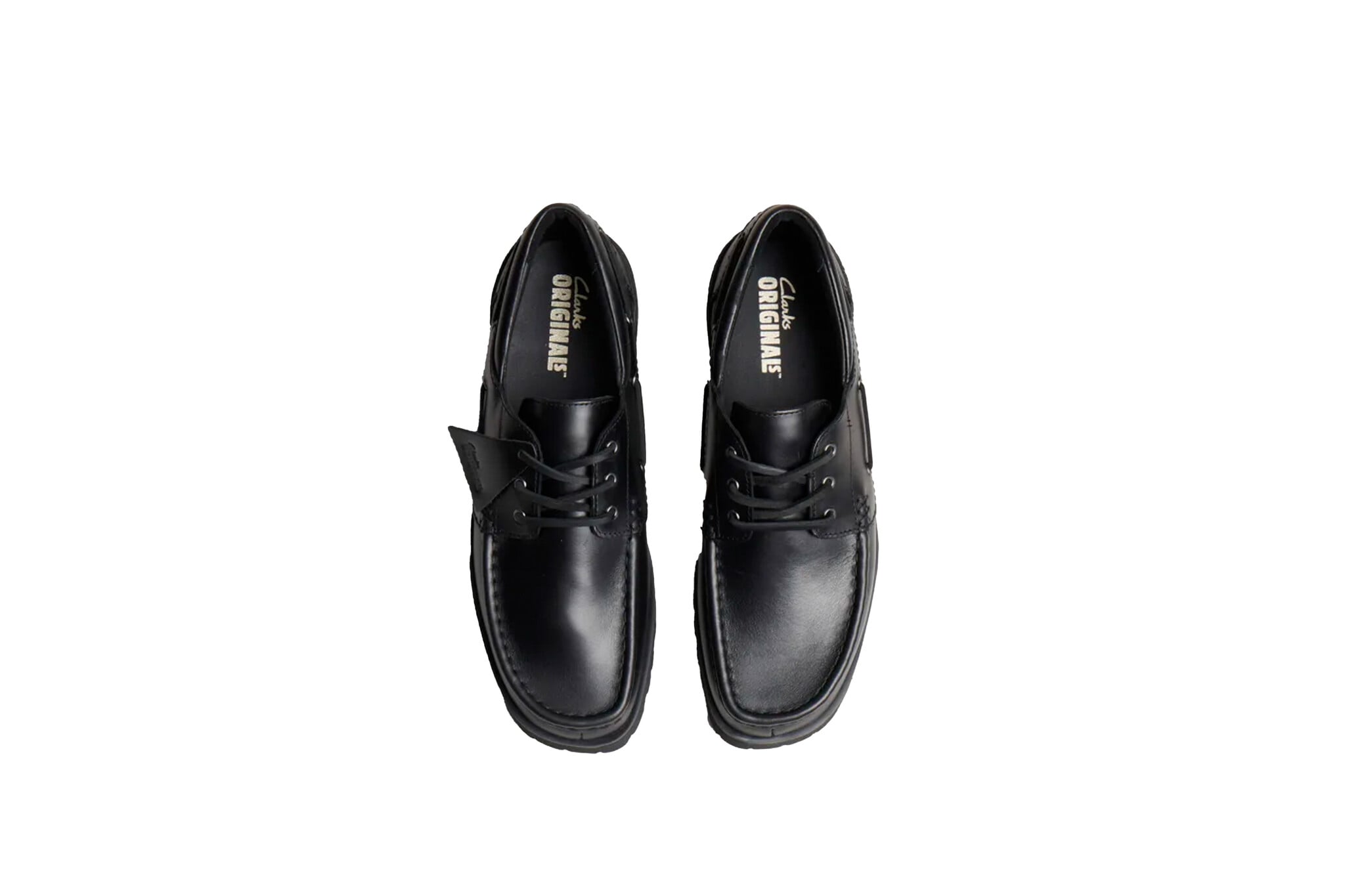 Clarks Originals Yukoner Boat Black Leather