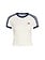 Adidas Knitted T-Shirt Cloud White Night Indigo