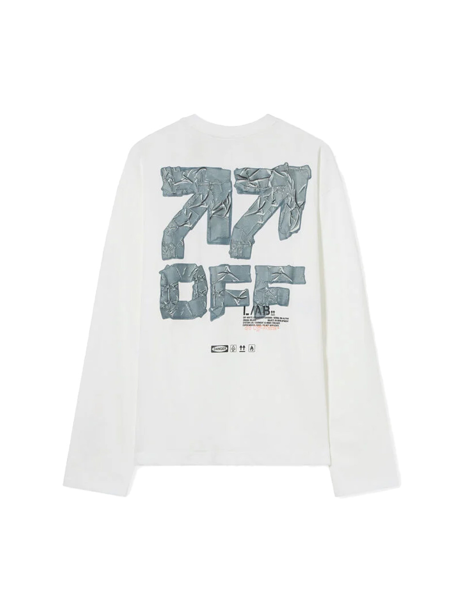 L/AB c/o Off-White Off Active Duct Tape L/S Tee White