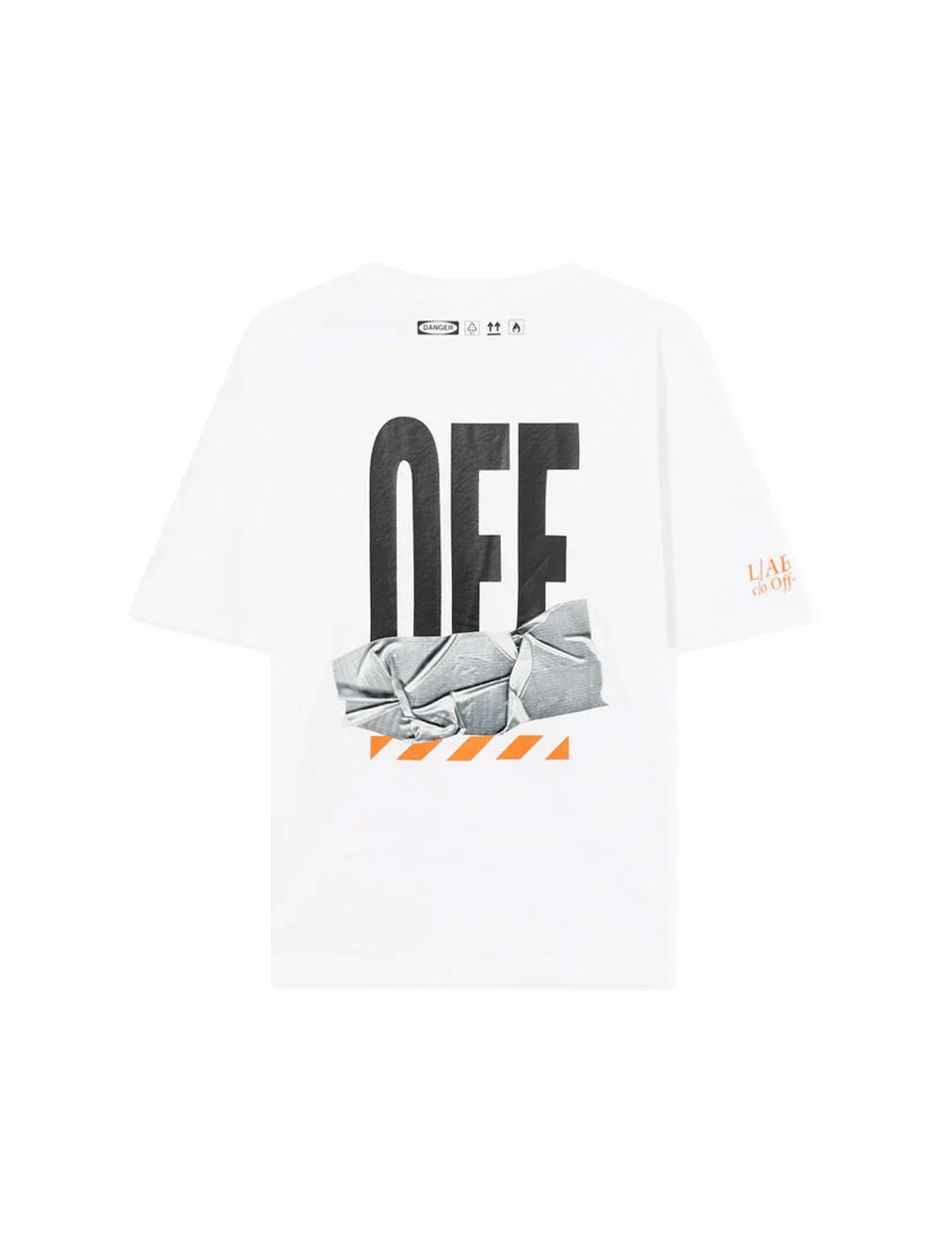 L/AB c/o Off-White Off Active Duct Tape S/S Tee White