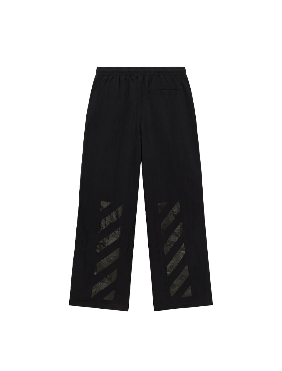 L/AB c/o Off-White Diagonal Track Pant Black